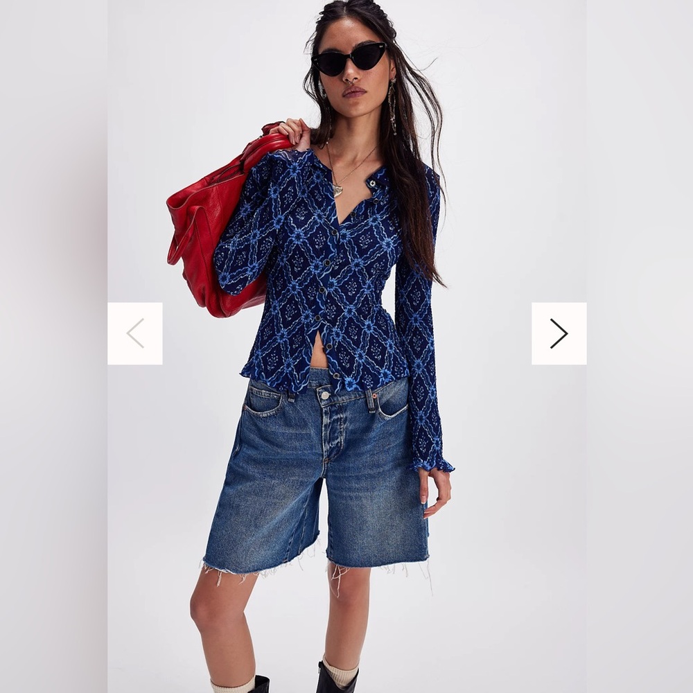 NEW Free People Caught A Feeling Cardi top XS / Extra Small